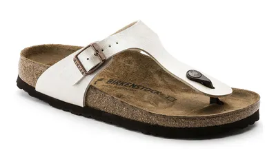 Obrázok produktu pre Birkenstock Gizeh Graceful Pearl White Narrow Fit - Weiß, 9