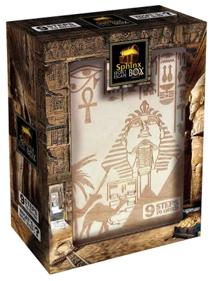 Obrázok produktu pre Hádanka Escape Box Sphinx Secret, úroveň obtiažnosti 4/4