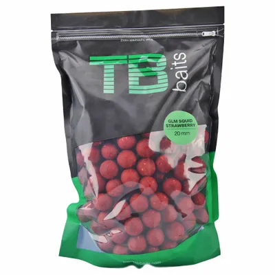 Zdjęcie produktu dla TB Baits Tomas Blazek - Boilie GLM Squid Strawberry 24mm 2.5kg - kulki proteinowe