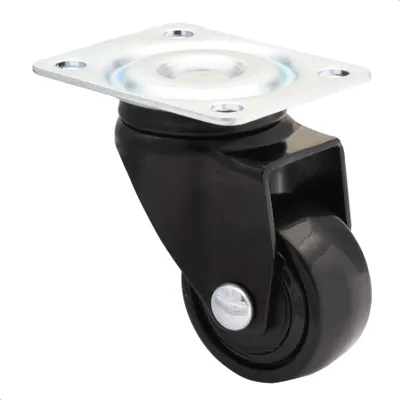 Produktbild von WAGNER Design 3C - Lenkrolle soft - schwarz, Durchmesser Ø 25 mm, schwarz, Anschraubplatte, Tragkraft 12 kg - 01222701