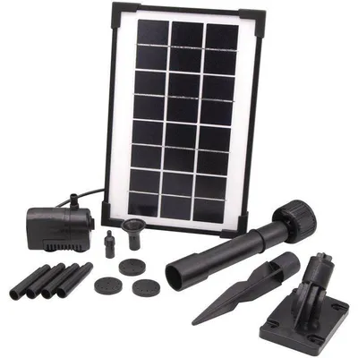 Obrázok produktu pre Čerpadlo do fontány UBBINK SolarMax 250 Výkon 200 l/h 6 V 160 mA solárny panel Vulkan trysky a zvon