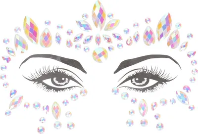 Produktbild von Body Jewelry Sticker - Gesicht