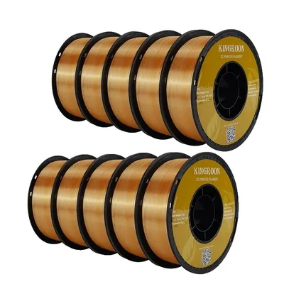 Obrázok produktu pre filament pre 3D tlačiarne, materiál PLA, priemer 175 mm, zlatá strieborná meď