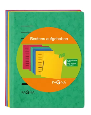 Produktbild von Pagna 44028, A4, Gemischte Farben, 270 mm, 2 mm, 318 mm, 8 Stück(e)