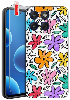 Produktbild von Hülle für Motorola Edge 70 | Designs | Mattes Silikon-Case + 9H-Glas