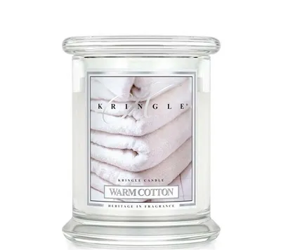 Produktbild von Kringle Candle Duftkerze Jar Medium Warm Baumwolle