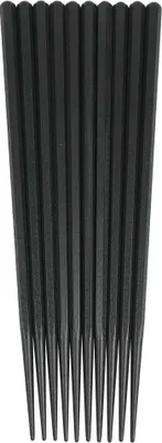 Immagine prodotto di [ 10 paia ] Bacchette in plastica / antracite/nero / ALLOY CHOPSTICKS / 22 cm