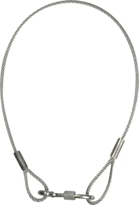 Produktbild von Showgear Safety Cable 4 mm WLL: 40 kg - 50 cm - Silber