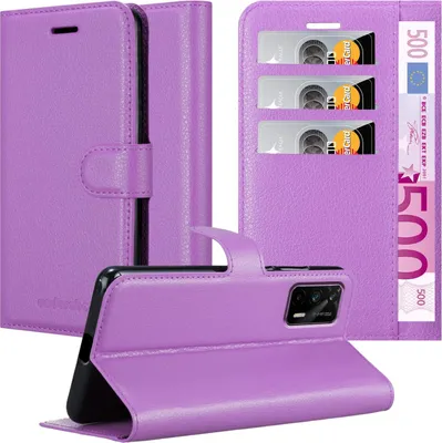 Produktbild von Cadorabo Hülle für Realme GT / GT Neo 2T / Q3 PRO Schutz Hülle in Lila Handyhülle Etui Case Cover Magnetverschluss