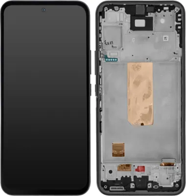 Zdjęcie produktu dla Samsung, oryginalny ekran dotykowy LCD + obudowa – Awesome Graphite dla Samsung A54 5G, ciemnoszary