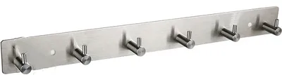 Immagine prodotto di INF Appendiabiti da parete con 6 ganci in acciaio inox
