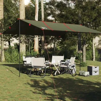 Produktbild von Möbel Tarp Olivgrün 451x420 cm Wasserdicht - Campingzelte &44880