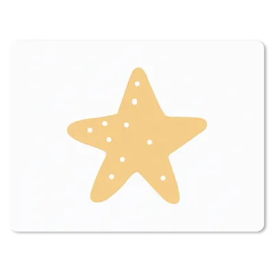 Produktbild von MuchoWow® Mauspad Mousepad Stern - Mädchen - Jungen - Punkte - Kinder 23x19 cm - Mousepads - Maus Mat - Pad - Mausunterlage - Schreibtischunterlage - Mauspad