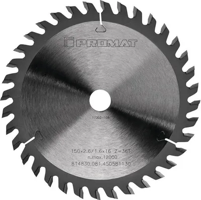 Produktbild von Präzisionskreissägeblatt Außen-Ø 230 mm Zähnezahl 64 WZ Bohrung 30 mm Schnittbreite 3,0 mm Hartmetall