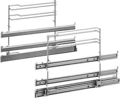 Obrázok produktu pre Bosch HEZ538S00, Koľajnice pre rošt, Bosch, Nerezová oceľ, 2 kg, 305 mm, 410 mm