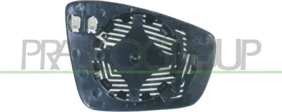 Produktbild von PRASCO Spiegelglas Außenspiegel Links für VW Polo Schrägheck (6R1, 6C1) Asphärisch VG0237504