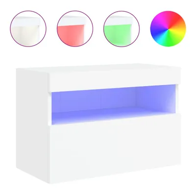 Immagine prodotto di Pensile TV con luci LED bianco 60x30x40 cm