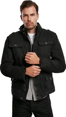 A man wearing a black jacket.