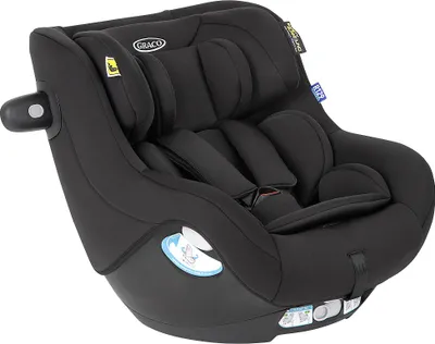 Productafbeelding van Graco SnugGo™ i-Size R129, 360° draaibare autostoel (achterwaarts gericht) voor de basisstation SnugTurn™ i-Size R129 (apart verkrijgbaar), geschikt voor kinderen tot ongeveer 4 jaar (40-105 cm), 5-punts veiligheidsgordel, kleur: zwart, Midnight