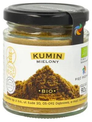 KUMIN MIELONY BEZGLUTENOWY BIO 90 g - PIĘĆ PRZEMIAN