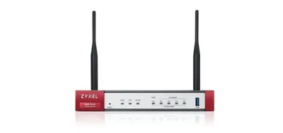 Produktbild von Zyxel USG FLEX 100AX, 0,9 Gbit/s, 0,27 Gbit/s, 540 Mbit/s, 55,37 BTU/h, Extern, 3 dBi