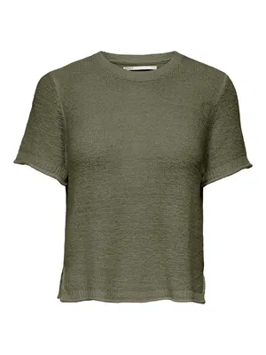 Produktbild von ONLY Kurzarm Strick Shirt mit Rundhalsausschnitt Größe: M