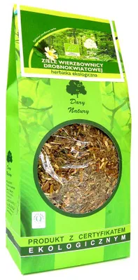 HERBATKA ZIELE WIERZBOWNICY DROBNOKWIATOWEJ BIO 200 g - DARY NATURY