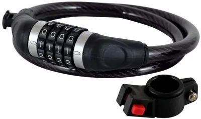 Obrázek produktu pro Longus Code 12/950 Black Ocelové lanko-Zámek