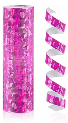 Imagen del producto de Serpentinas holográficas moradas (24 unidades) - Godan