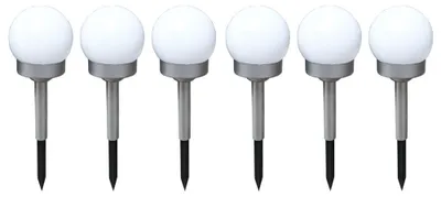 Produktbild von 6x LED Solar Steckleuchten Kugel, Durchmesser 10 cm, SOLAR