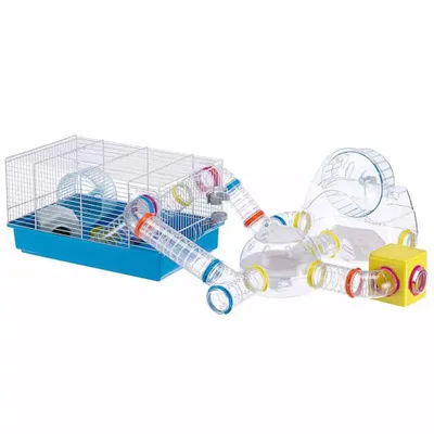 Zdjęcie produktu dla Ferplast klatka dla chomika Paula Blue 46 x 29,5 x 24,5 cm 57906411