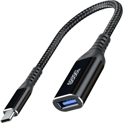 Obrázek produktu pro AdroitGoods Adaptér USB-C na USB-A OTG Převodník USB 3.0 - USB C na USB A HUB - Převodník - černý