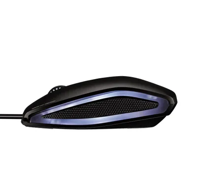Produktbild von CHERRY GENTIX CORDED ILLUMINATED Maus, Schwarz, USB, Beidhändig, Optisch, USB Typ-A, 1000 DPI, Schwarz