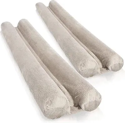 Produktbild von PolkaHome® Türzugstopper - 2x - Doppelte Abdichtung - Taupe