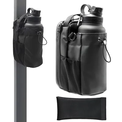 Produktbild von Sporttasche, magnetische Fitness-Aufbewahrungstasche, 3 starke Magnetschnallen, verstellbarer Schultergurt, geeignet für Schule, Fitnessstudio, Reisen