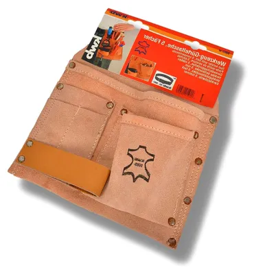 Produktbild von Gürteltasche für Werkzeuge mit 5 Fächern aus Leder