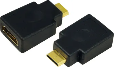 Produktbild von Logilink HDMI-Adapter HDMI>mini HDMI Bu/St