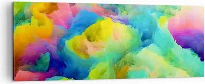 Produktbild von Bild auf Leinwand - Leinwandbild - Abstraktion modern - 140x50cm - Wand Bild - Wanddeko - Leinwanddruck - Bilder - Kunstdruck - Wanddekoration - Leinwand bilder - Wandkunst - AB140x50-4055