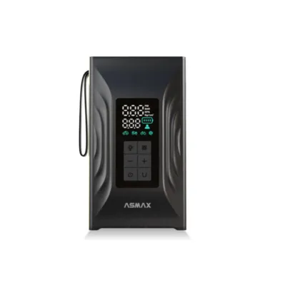 Produktbild von ASMAX T20 Starthilfe & Reifenpumpe, 7-in-1, 12.000 mAh Powerbank, 3.000 A Spitzenstrom, 150 PSI Luftkompressor