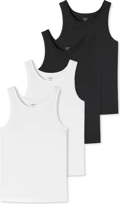 Produktbild von uncover by Schiesser 4er Pack Basic Unterhemd / Tanktop Unterhemden mit perfekter Passform, Hochwertige Verarbeitung und hohe Formstabilität, Weiche Single Jersey Qualität