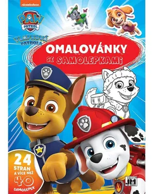 Obrázek produktu pro Omalovánka Paw Patrol A4