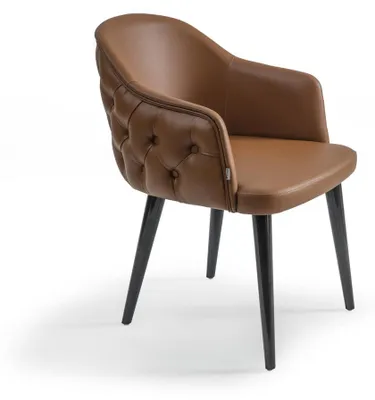 Produktbild von Chestefield Stuhl mit Armlehnen Designer Esszimmer Modern Einrichtung