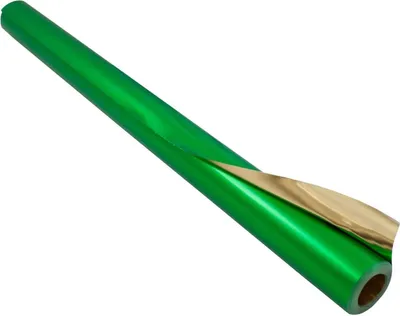 Produktbild von folia Alu-Bastelfolie (B)500 mm x (L)10 m grün / gold