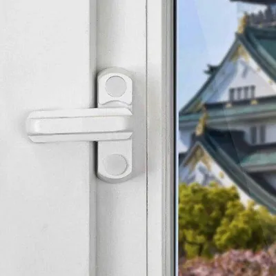 Produktbild von Famanu Fensterverriegelungen aus ABS mit 20 Schrauben - weiß