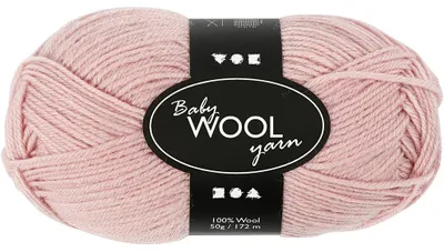 Produktbild von Babywolle, L 172 M, Staubrosé, 50 g/ 1 Knäuel [HOB-41351]