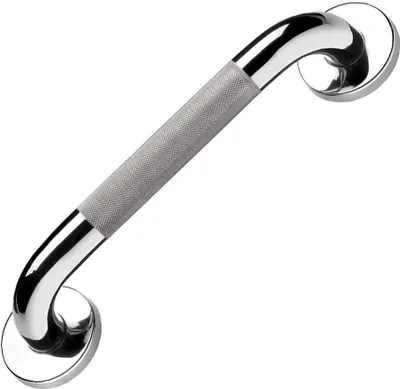 Produktbild von Haltegriff Dusche Edelstahl 304 mit Gerändelte Fläche, 300mm Haltegriffe für Senioren, Duschgriff für Badewanne, WC, Badezimmer, Küche, Treppen-Handlauf