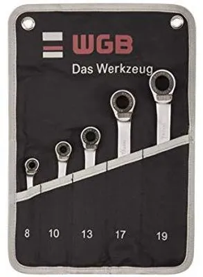 Produktbild von Ringmaulschlüssel-Satz mit Ratsche 5-TLG