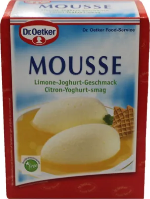 Produktbild von Dr Oetker Mousse Limone Joghurt Geschmack fruchig locker 1000g