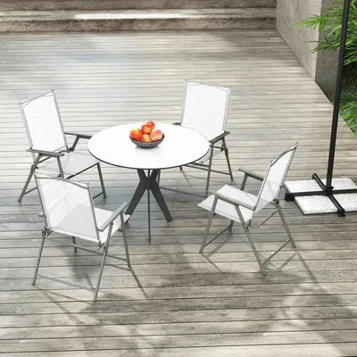 Produktbild von Faltbare Gartenstühle - Klappstühle - Gartenmöbel - Terrassenstühle