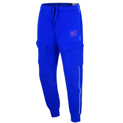 Produktbild von Nike Swoosh Air Fleece Cargo Jogginghose für Herren, Größe:S, Farbe:Blau